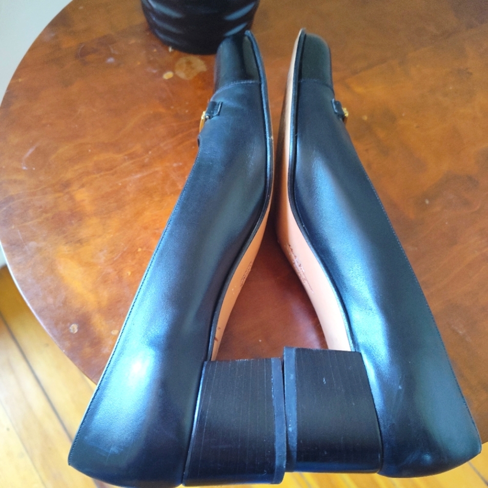 Salvatore Ferragamo Boutique chunky heeled leather pump - Picture 3 of 6